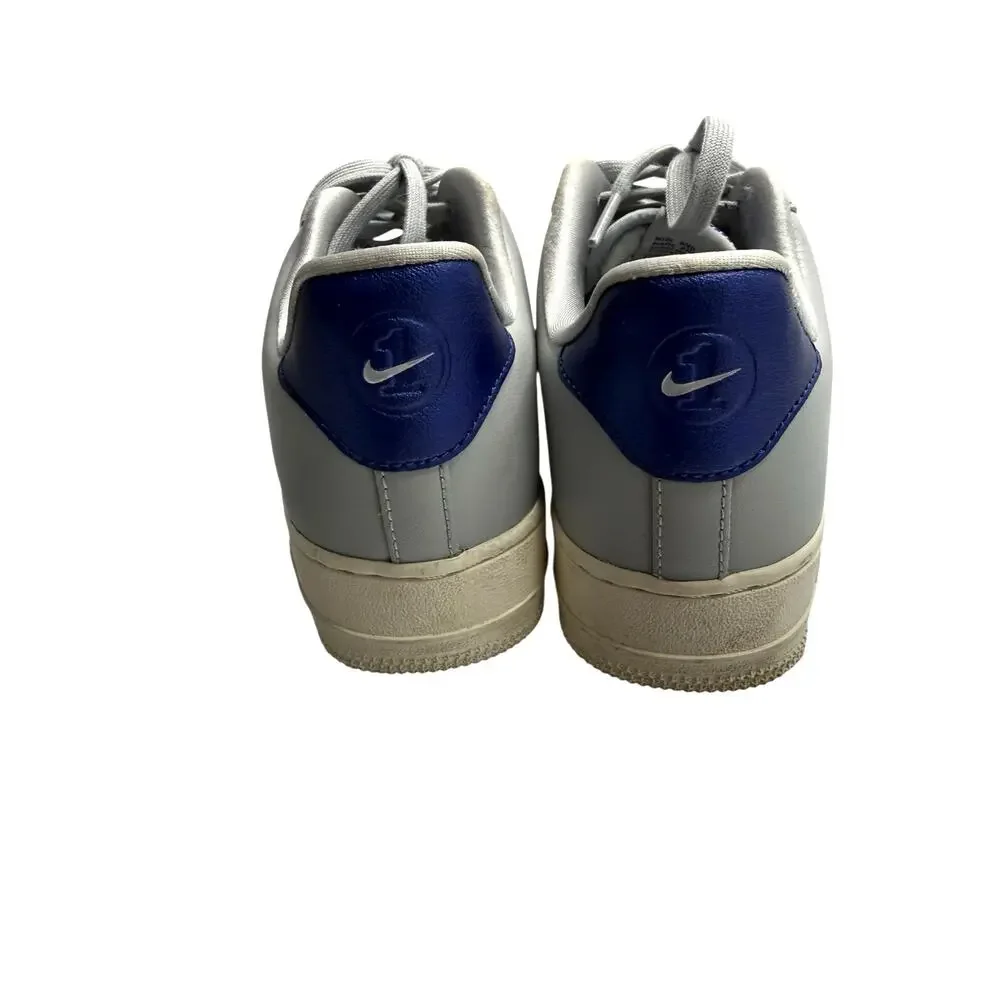 Nike Air Force 1 ’07 LV8 Jewel Wolf Grey Deep Royal Blue Men 6 / Women 7.5